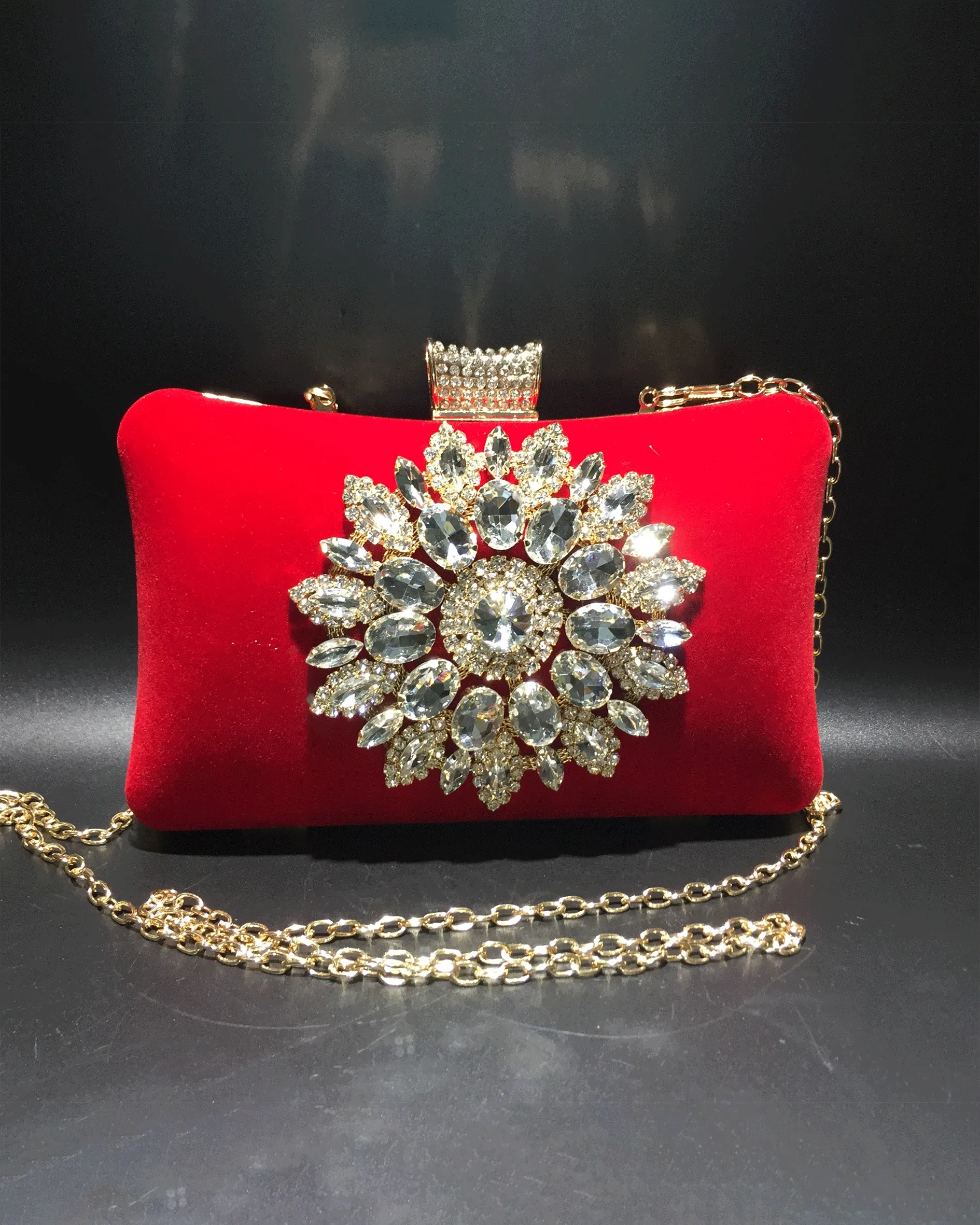 Austria Rhinestones Evening Handbags