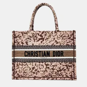 Christian Brown Canvas Book Tote 36 Bag