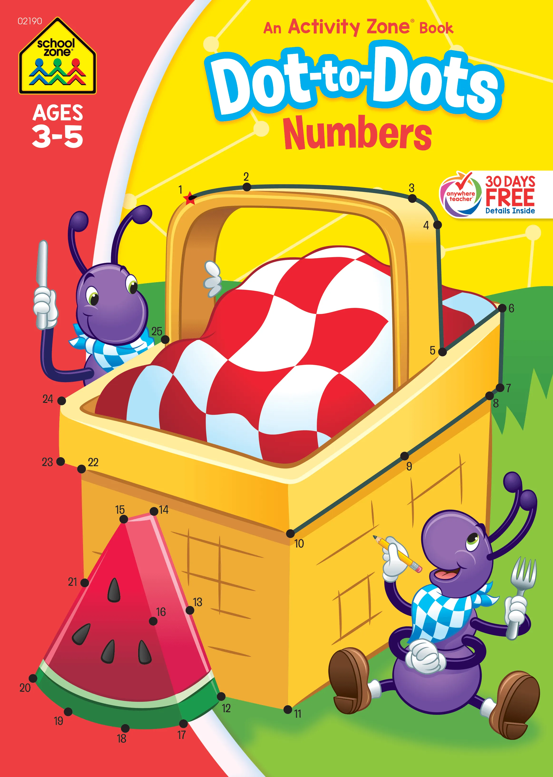 Dot-to-Dots Numbers Workbook