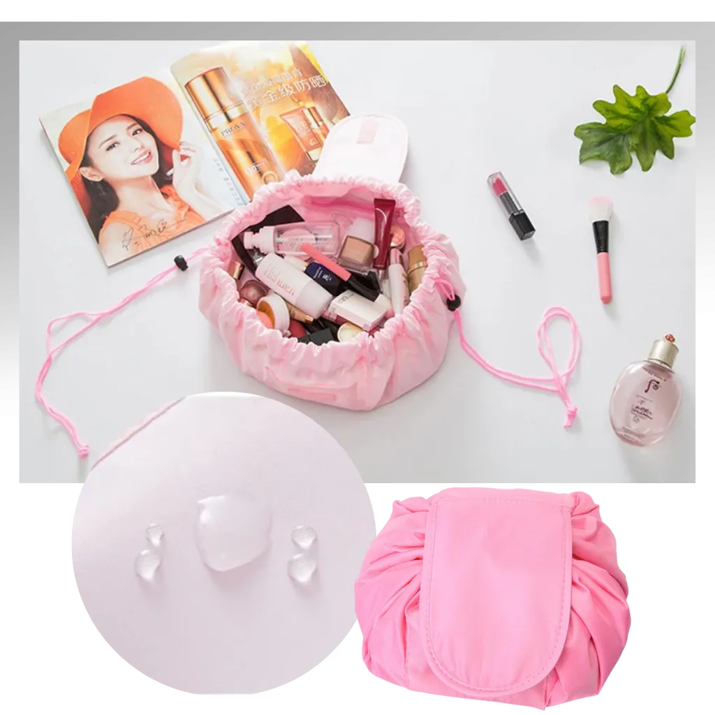 Drawstring foldable Makeup pouch