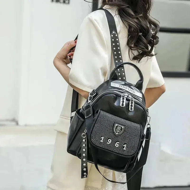 High-Quality Women's Leather Backpack