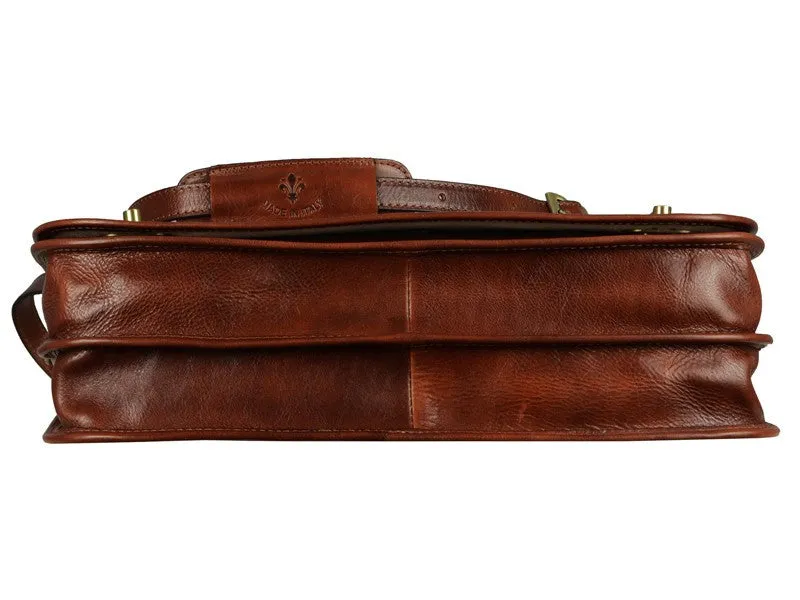 Illusions - Leather Briefcase