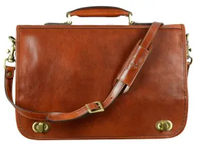 Illusions - Leather Briefcase