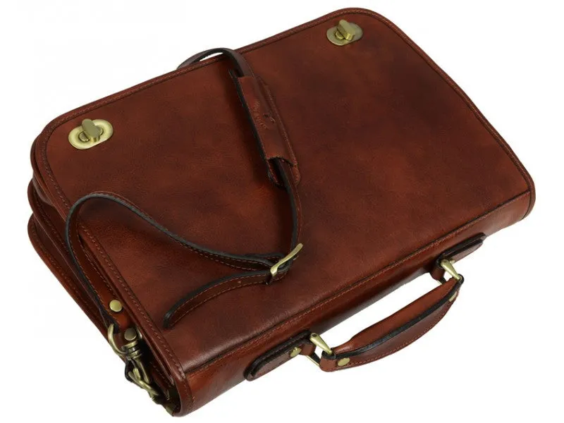 Illusions - Leather Briefcase