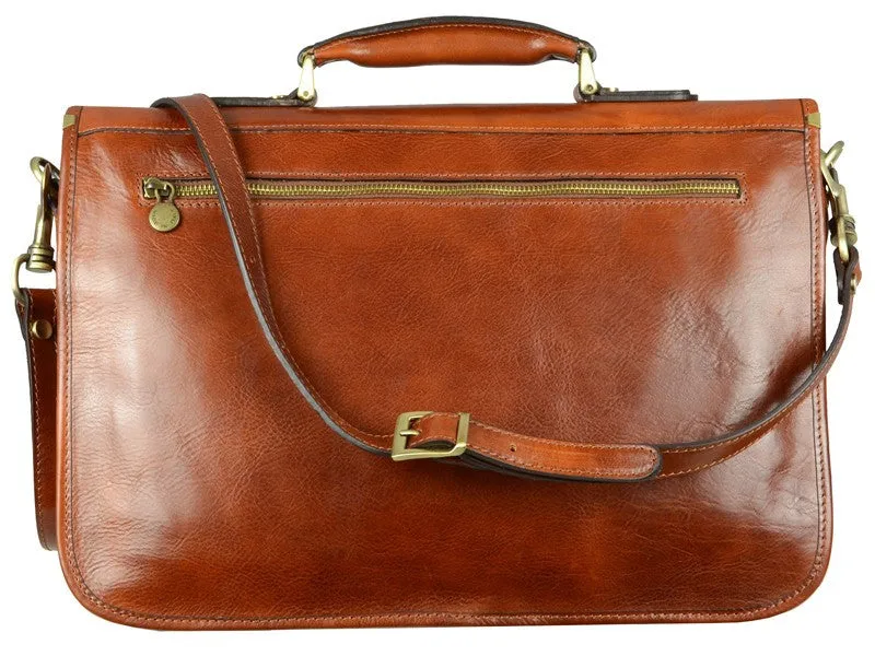 Illusions - Leather Briefcase