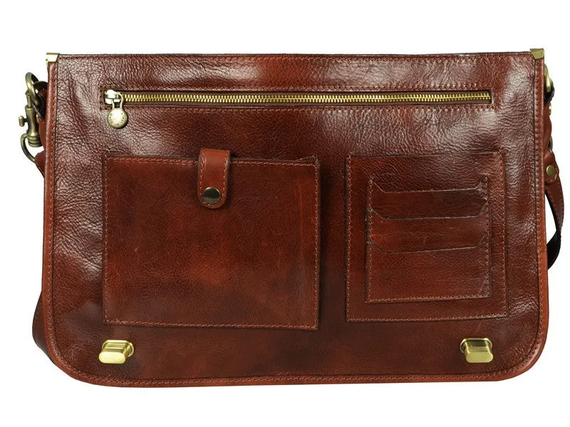 Illusions - Leather Briefcase