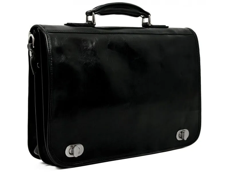 Illusions - Leather Briefcase