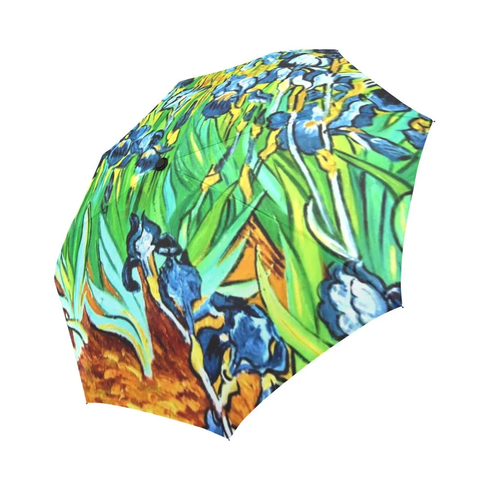 Irises Automatic Foldable Umbrella