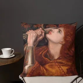 Joan of Arc - Dante Gabriel Rossetti Art Pillow