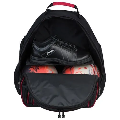 KR Strikeforce Royal Flush Deuce 2 Ball Backpack Bowling Bag Black/Red