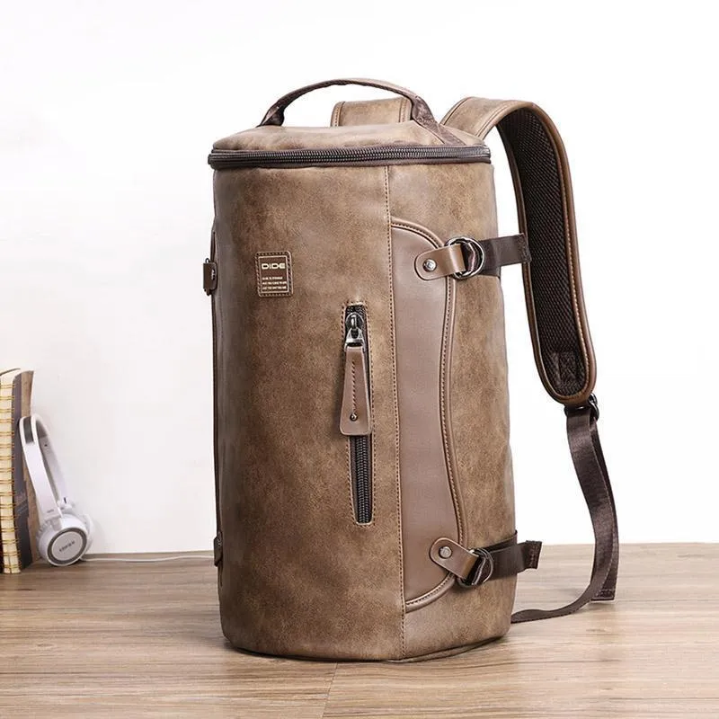 Leather Travel Backpack