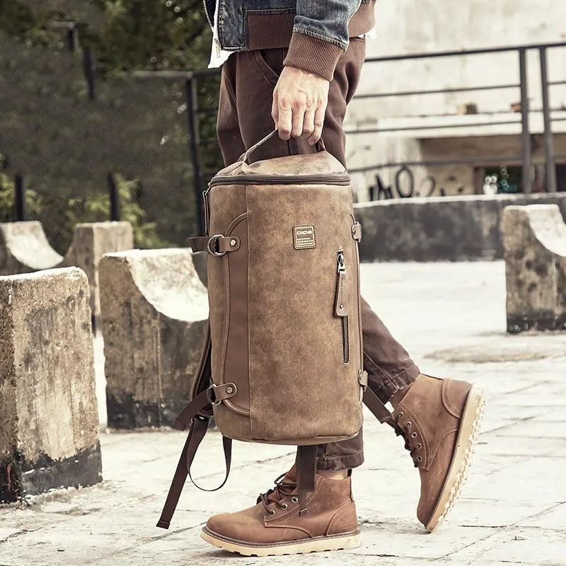 Leather Travel Backpack