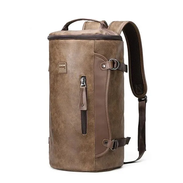 Leather Travel Backpack