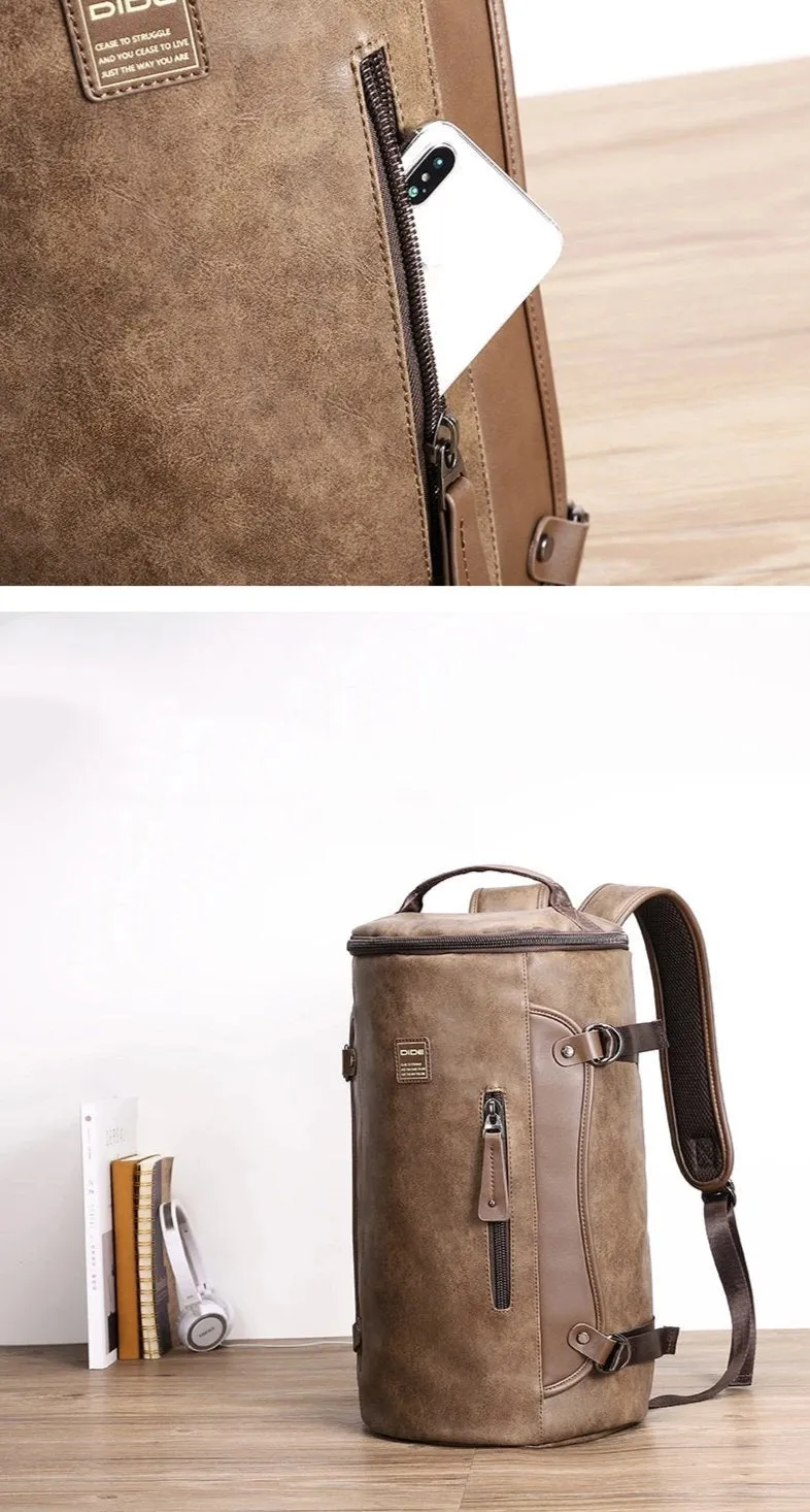 Leather Travel Backpack