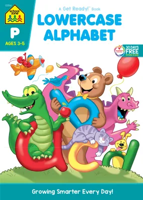 Lowercase Alphabet Preschool Workbook (32 Pages)