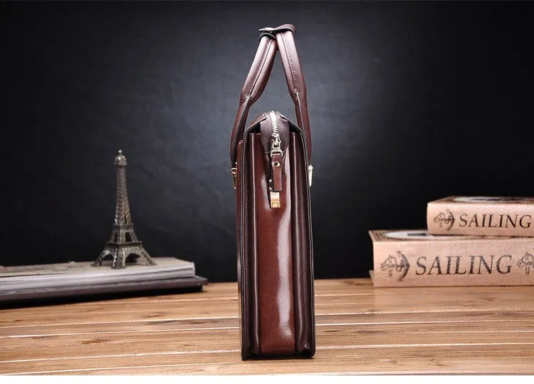 Men's Vintage Formal Genuine Leather Briefcase