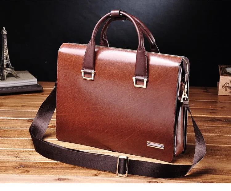 Men's Vintage Formal Genuine Leather Briefcase