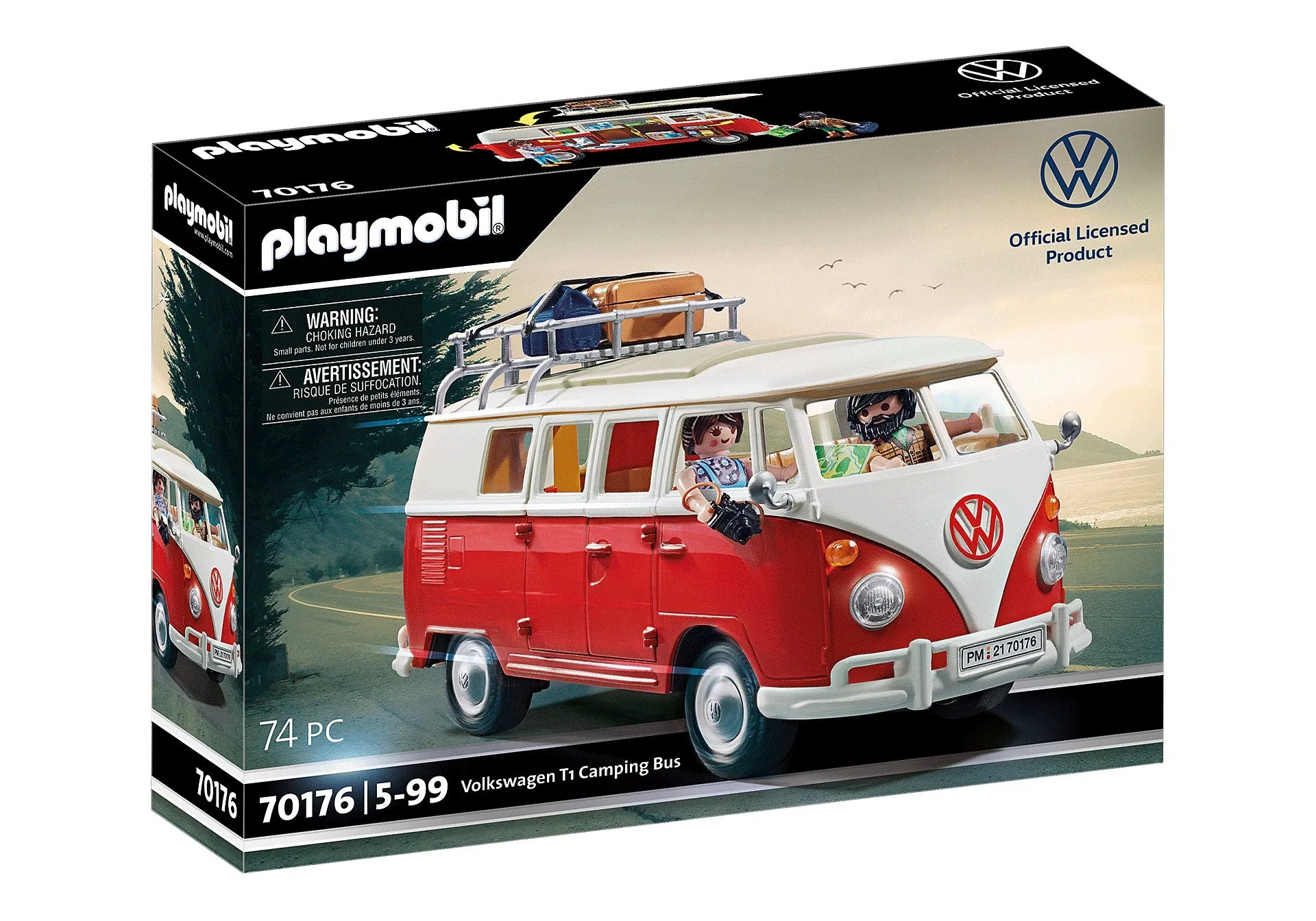 Playmobil - VW Series - Volkswagen T1 Camping Bus (70176) Play Set