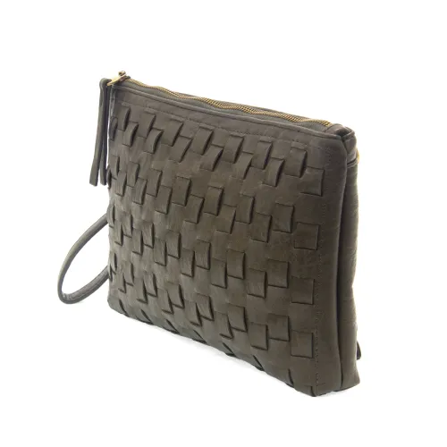 Quinn Woven Convertible Crossbody Clutch