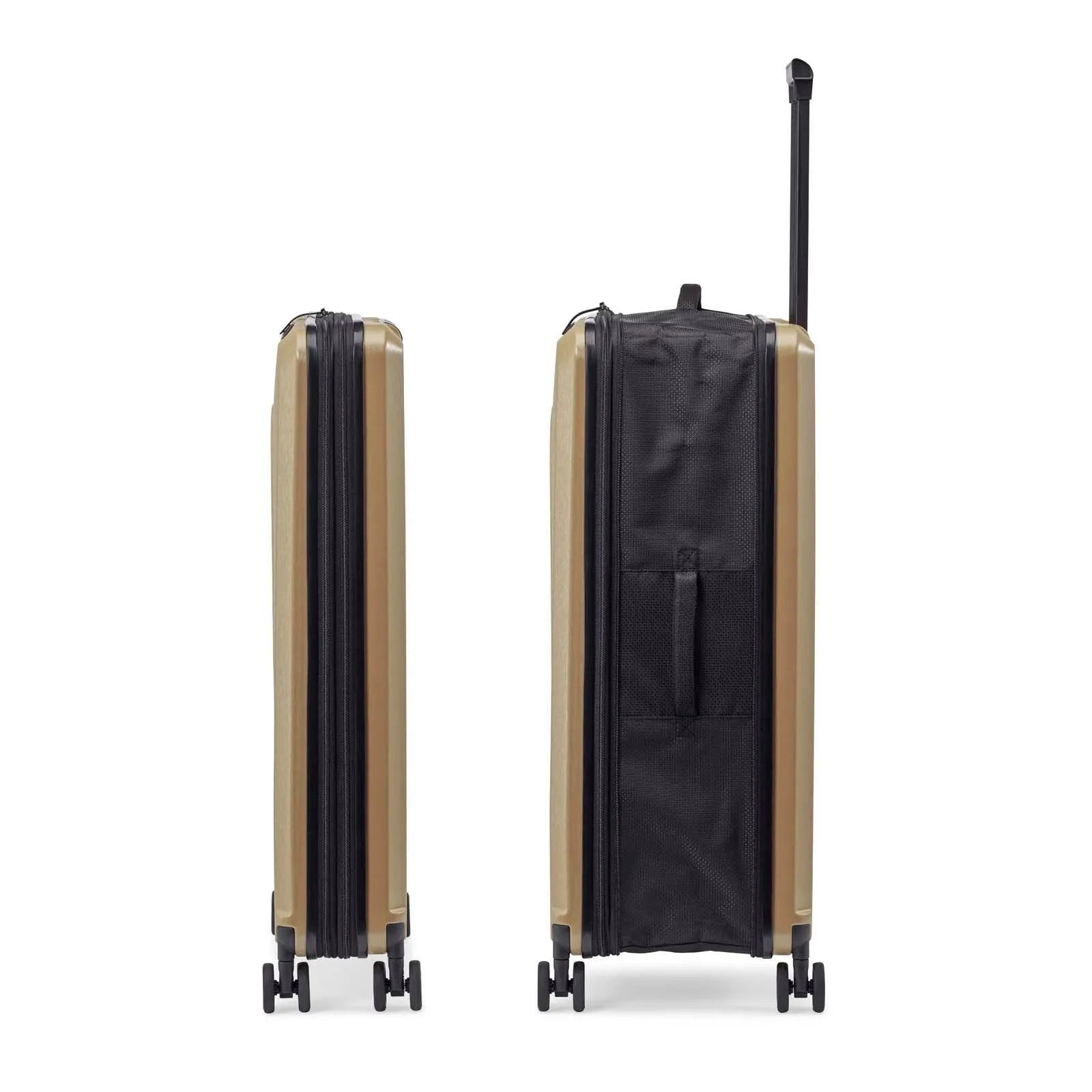 Senz° Foldaway Large Check In Trolley | Champagne Brown