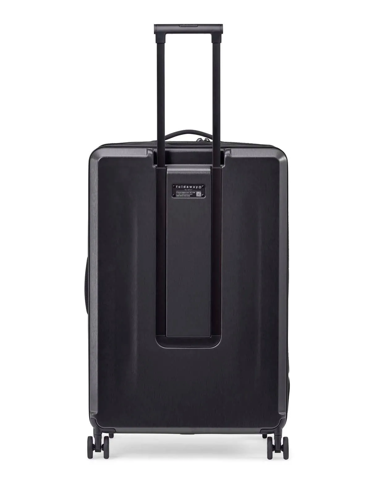 Senz° Foldaway Large Check In Trolley | Pure Black