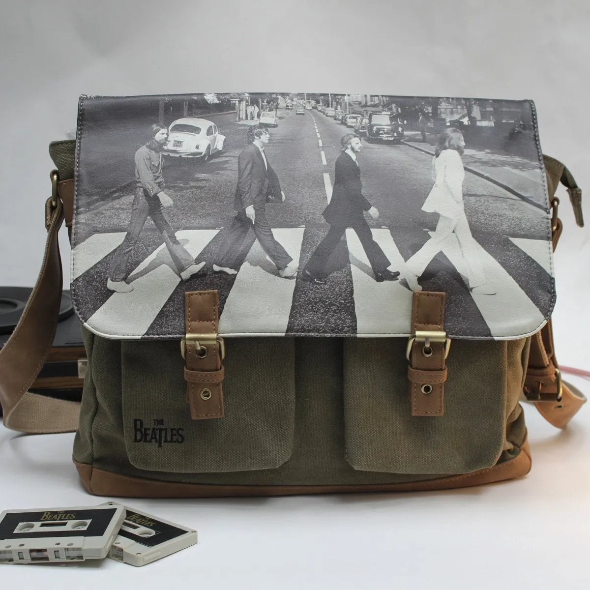 The Beatles Abbey Road Green Satchel