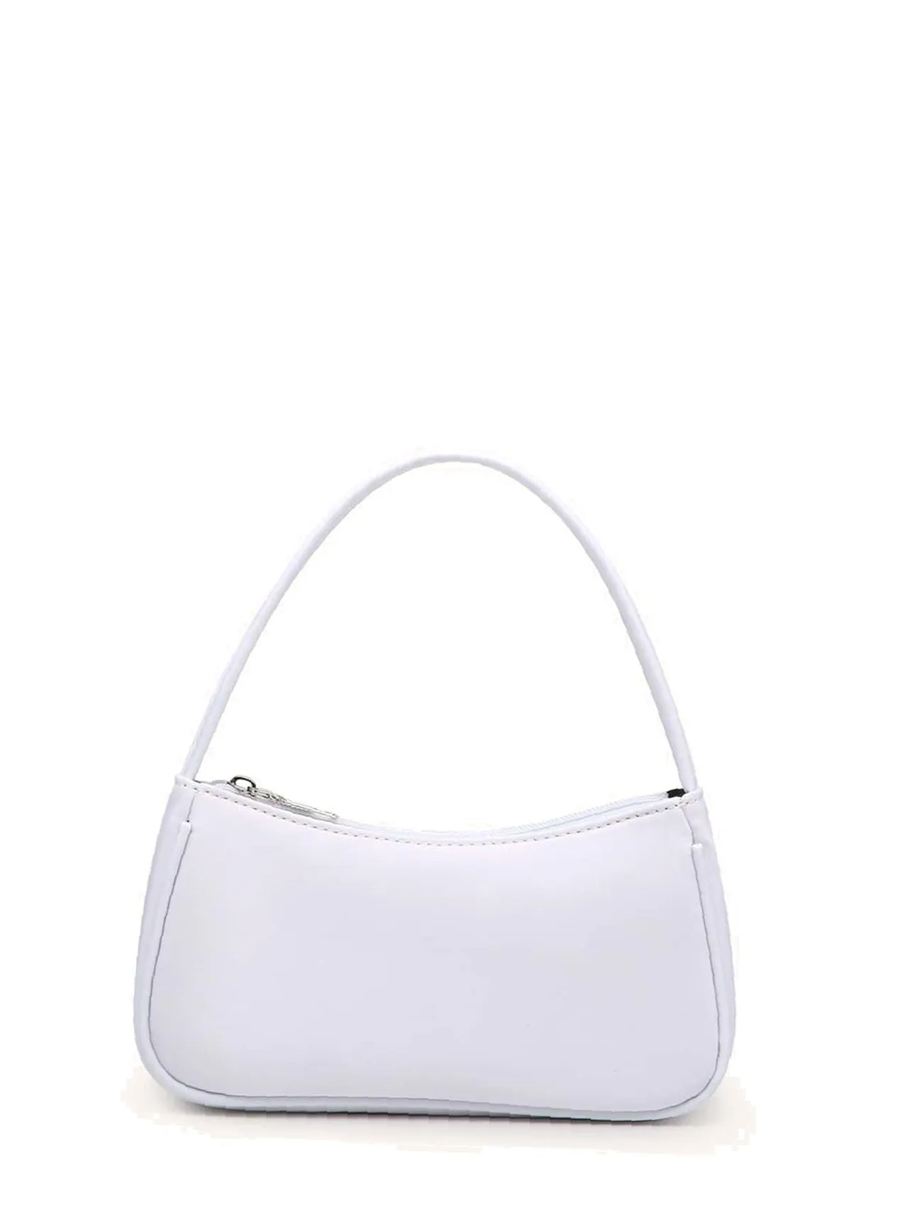 Vvsha -Minimalist Zip Baguette Bag  - Women Satchels