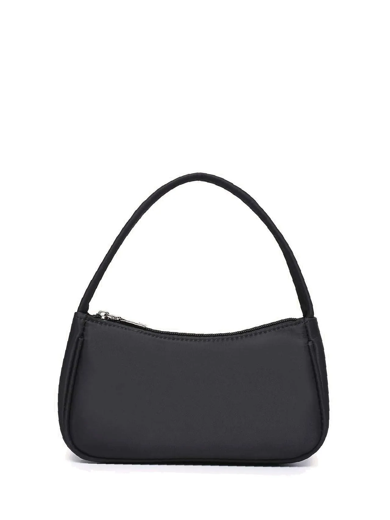 Vvsha -Minimalist Zip Baguette Bag  - Women Satchels