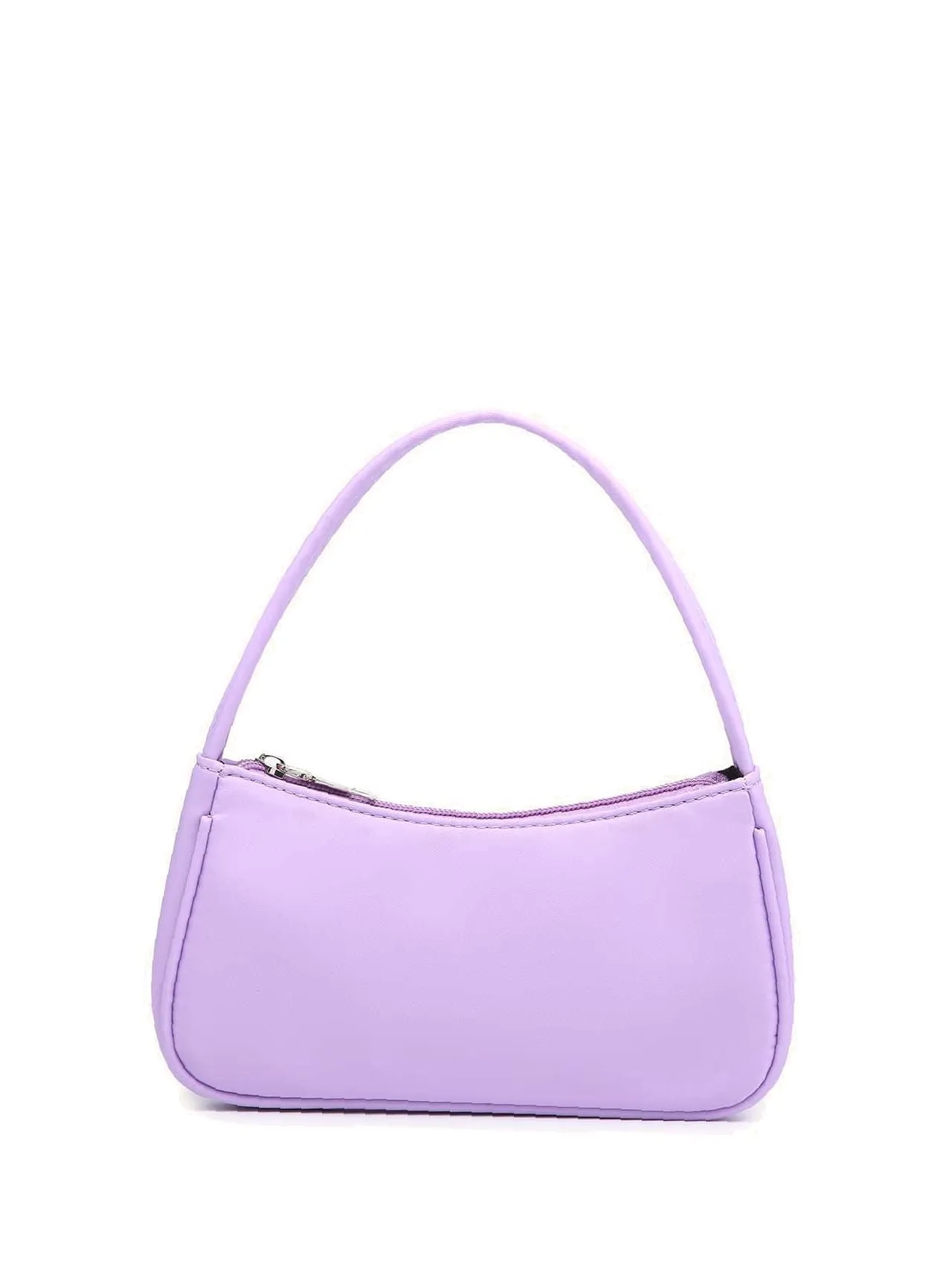 Vvsha -Minimalist Zip Baguette Bag  - Women Satchels