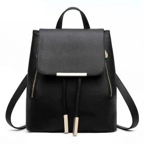 Women Backpack High Quality Leather Look Herald Fashion